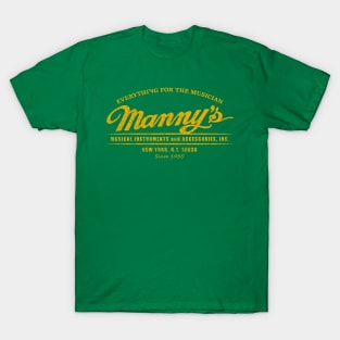 Vintage Gold Manny's Music 1935 T-Shirt